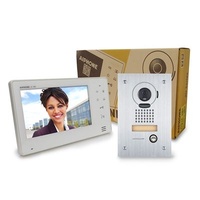 Aiphone 7 inch intercom with Flush mount metal door station
