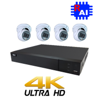 NYX 4 channel 4 camera CCTV kit
