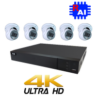 NYX 8 channel 4 camera CCTV kit