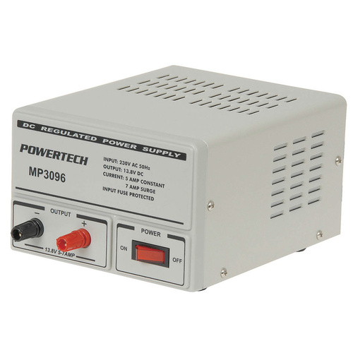 13.8v DC 5amp regulated power supply